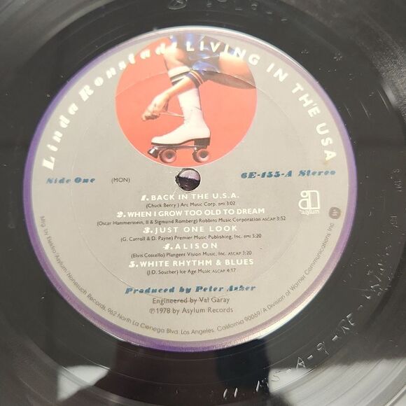Linda Ronstadt Living In The USA 1978 Vinyl Record - Picture 7 of 9